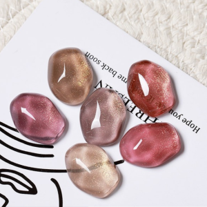 Clear Nail Art Tips Polish Color Display Chart Board Glass Beads Square Round Oval For Nail Salon Display Tool Nail Lover Accessories