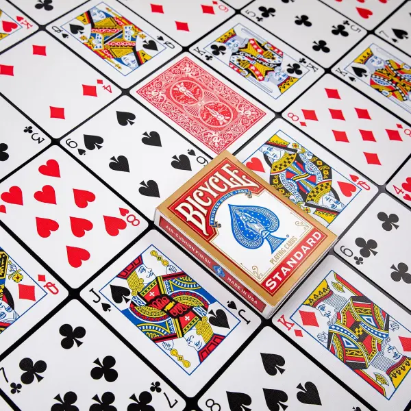 Bicycle Standard Rider Back Playing Cards (Red) - Made in USA - Image 8