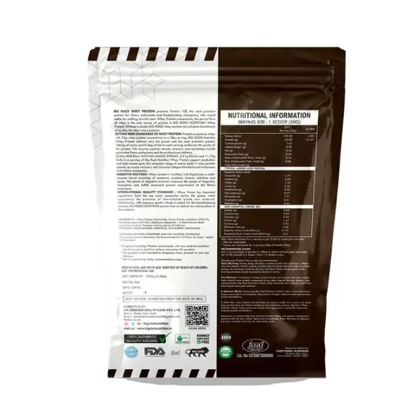 Bigrock Nutrition Whey 100 High-Quality Whey Protein Concentrate for Daily Use - Image 3