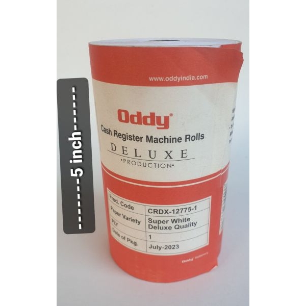 Billing Roll/ Oddy Single Ply 5 inch Wide Bill Roll for POS Printer - Image 2