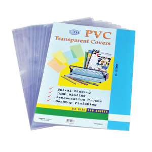 Binding Sheet/ Plastic Binding Sheet A3 Size 100 Sheets Packet