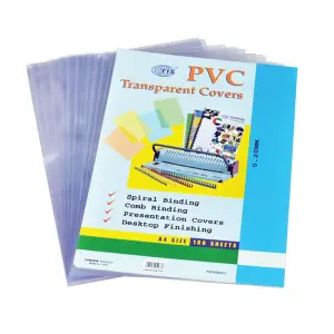Binding Sheet/ Plastic Binding Sheet A3 Size 100 Sheets Packet