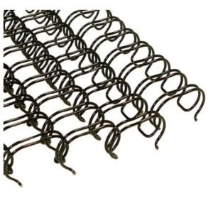 Binding Spine/ Wire-o Binding Ring 9.5 mm 3:1 Black Binding Ring A Packet of 100 Pieces By Mitrata