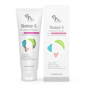 Bioteez-S, Anti Dandruff Shampoo, Flaky Scalp Condition, Nourish Dry Hair, Relieves Itchy & Dry Scalp, Recurrent Dandruff, Sulphate & Paraben Free Formulation - 75ml