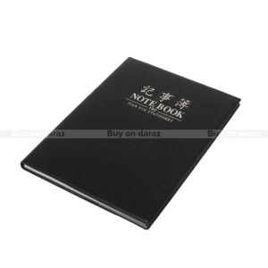 Black 195 Tian Yue Stationery Mini Notebook