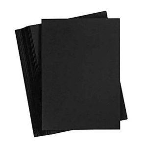 Black and Brown Colour Hard Paper A4 Sized