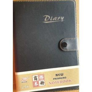 Black Color Clip Lock Diary with pen By Mitrata