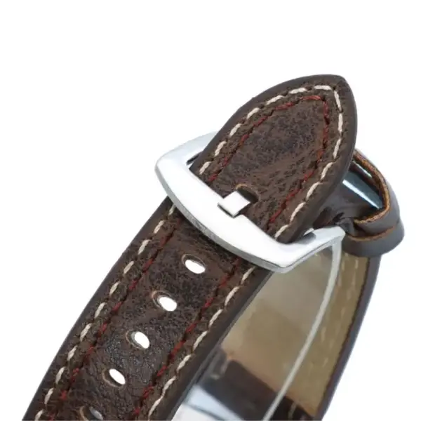 Black Color Unisex Dial Casual Leather Strap Watch - Image 3