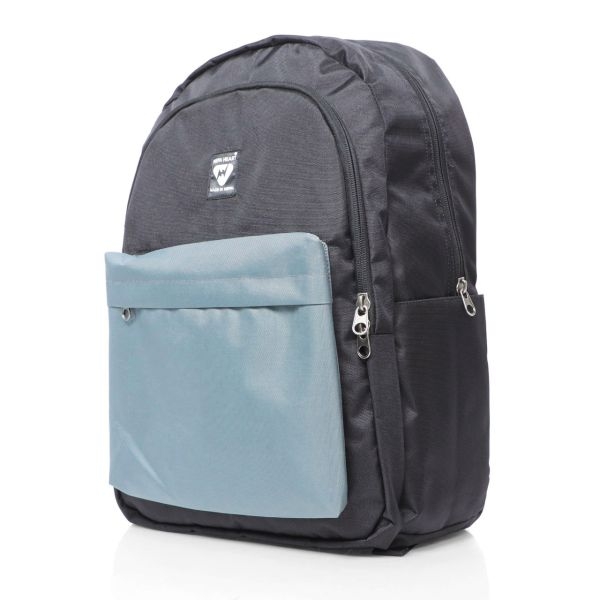 Black Ice Grey Unisex School/College/Office/Travel Eazy Backpack - Image 2