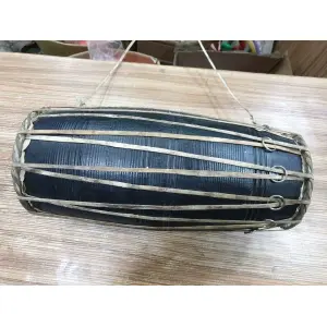 Black Purbeli Madal Made from Daar wood By Mitrata