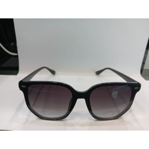 Black Round Unisex Sunglasses P471GY1V