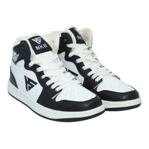 Black Synthetic Round Toe Lace-Up Closure Medium Width Casual Sneakers For Men (T1)