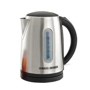 Black+Decker 1.7L Stainless Steel Kettle