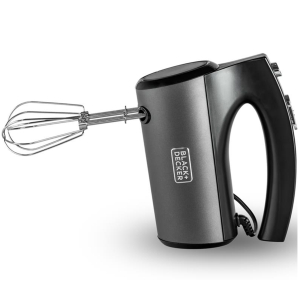 Black+Decker 300 Watt Hand Mixer - Stainless Steel Series