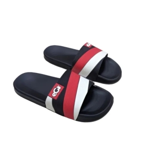 Black/Red Slippers Light Weight House Use