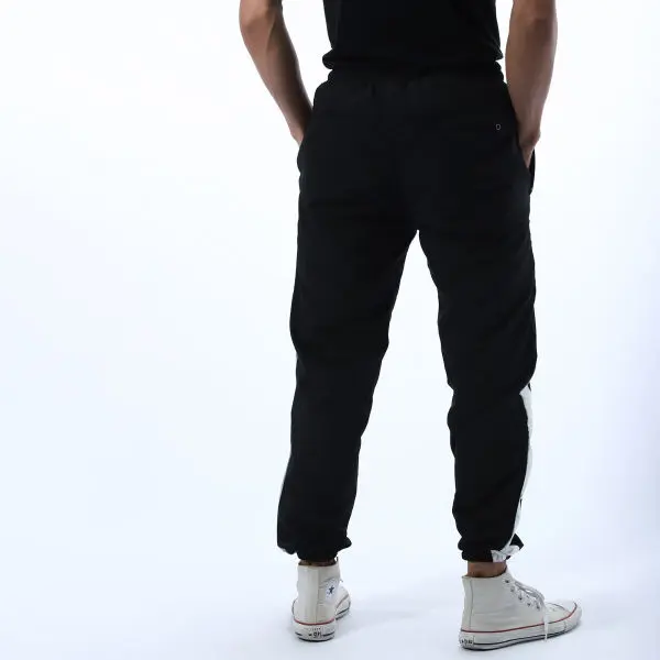 Black/White Summer Stretchable Wrinkle Jacket And Joggers - Fashion | Summer Clothing Set For Men | Men's Wear | (Set of 2 Piece) - Image 5