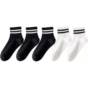 Bles Stripe Solid Socks - Striped and Solid Socks