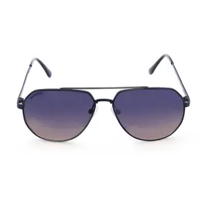 Blue Aviator Men Sunglasses