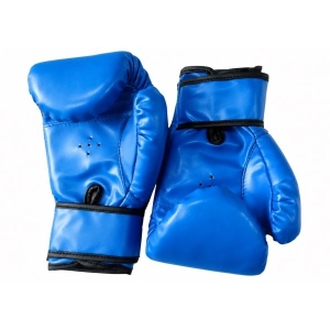 Blue Boxing Gloves for Children Made of High grade PU Material