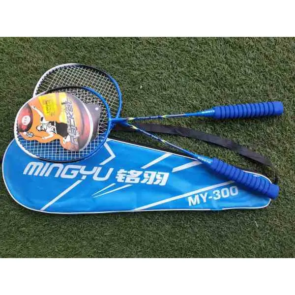 Blue My300 Badminton Racket With Soft Foam Grip and Carry Bag By Mitrata - Image 3