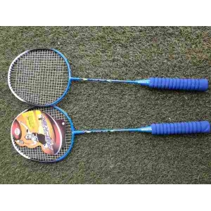 Blue My300 Badminton Racket With Soft Foam Grip and Carry Bag By Mitrata