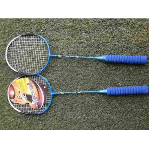 Blue My300 Badminton Racket With Soft Foam Grip and Carry Bag By Mitrata