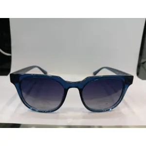 Blue Round Unisex Sunglasses P467BK9P