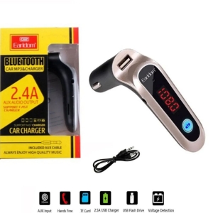 Bluetooth Car Kit Handsfree Fm And Phone Call transmitter Radio Mp3 Player Usb Charger And Phone Call & Aux – Earldom