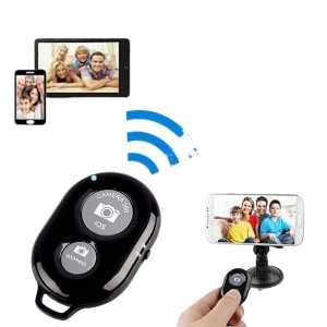 Bluetooth Remote Shutter Portable Selfie Clicker (Color May Vary)