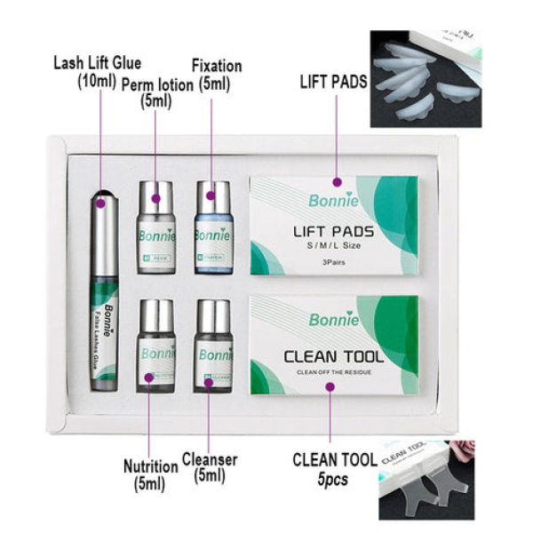 Bonnie Lashes Lifting Kit Set for Professionals 2-in-1 Lash Lifting Set For Wavy Eyelashes And Trendy Fuller Eyebrows - Image 3