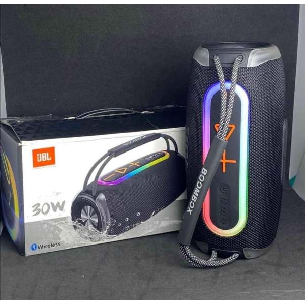 Boombox 680 Bluetooth Speaker RGB Led Light Powerful Bass Clear Sound Quality 4-6 Hours Playtime - Image 3
