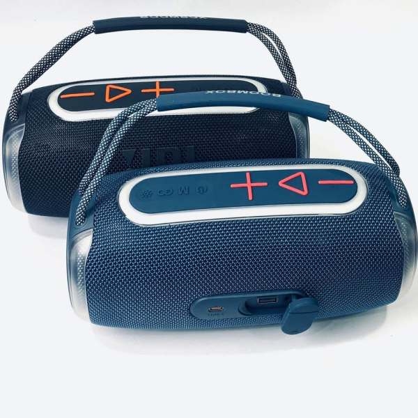 Boombox 680 Bluetooth Speaker RGB Led Light Powerful Bass Clear Sound Quality 4-6 Hours Playtime - Image 5