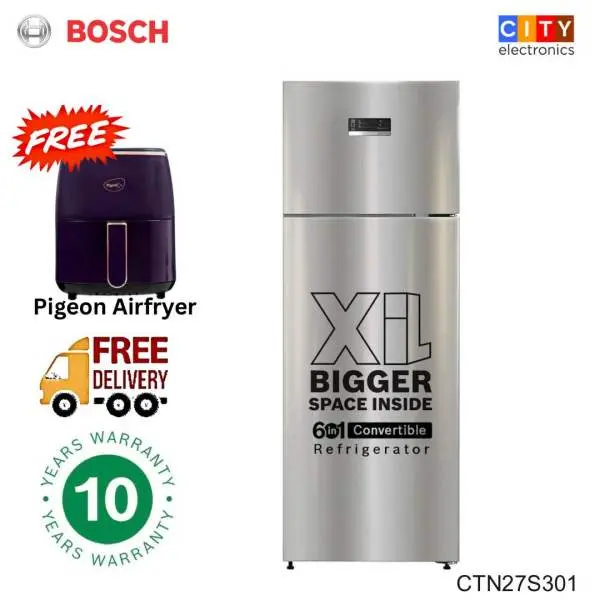 BOSCH 263 Litres Double Door Refrigerator Inverter Nofrost CTN27S301 - Image 2