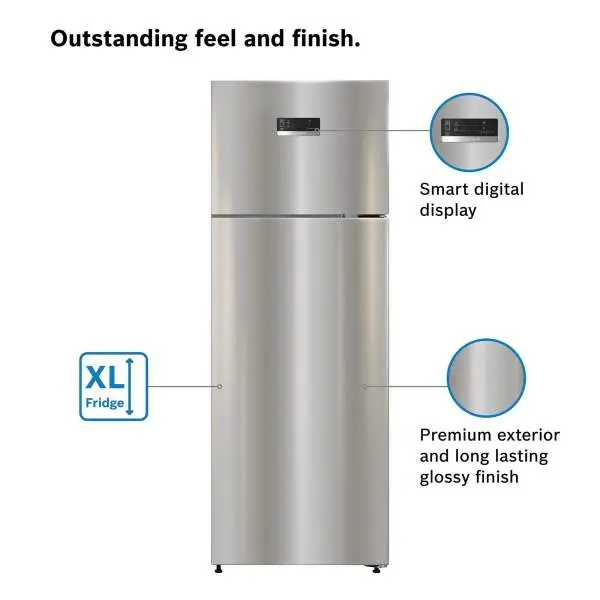 BOSCH 263 Litres Double Door Refrigerator Inverter Nofrost CTN27S301 - Image 4