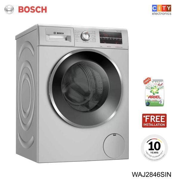BOSCH WAJ2846SIN 8kg Front Loading Washing Machine 1400rpm - Image 2
