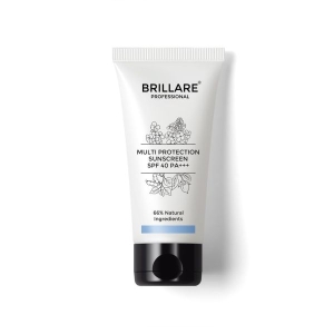 Briillare Multi-Protect Sunscreen SPF 40, PA+++, 100% Natural Sunscreen With Soy, Shea & Rapeseed, (50 GM)