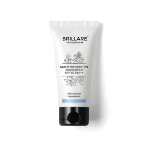 Briillare Multi-Protect Sunscreen SPF 40, PA+++, 100% Natural Sunscreen With Soy, Shea & Rapeseed, (50 GM)