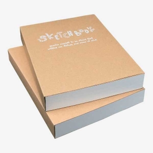 Brown Kraft Covered Diary Sketch Book A5 - 120 Sheets