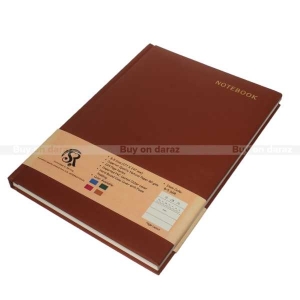 Brown Sr International 224 Sheets Bookmark Hard Cover Notebook