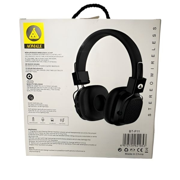 BT-P11 Extra Bass Over-Ear Bluetooth Headphones, 8-10 Hours Playback, Soft Cushions, Wireless Audio - Image 5