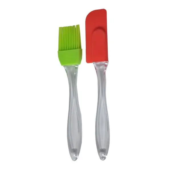 Bulfyss Silicone Basting Spatula and Brush Kitchen Oil Cooking Baking (random color) - Single Piece | - Image 2