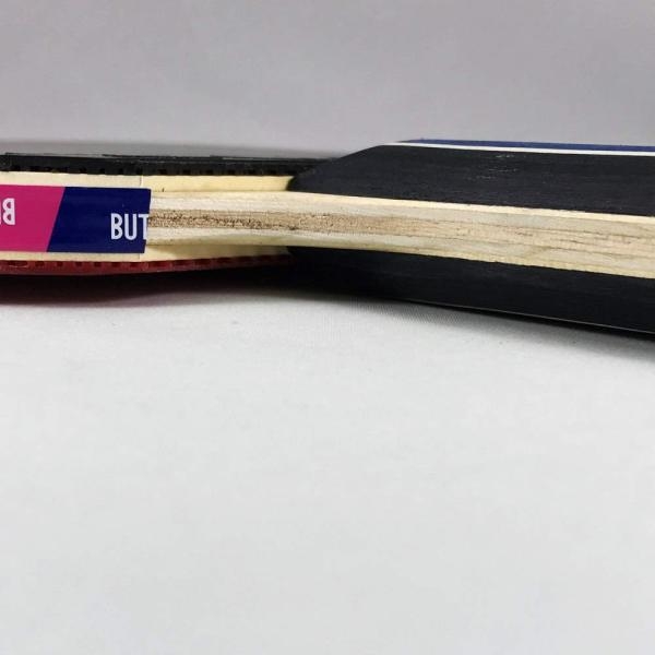Butterfly RDJ S4 ITTF Approved Wood Table Tennis Racket with Thick Sponge for Better Speed - Red and Black - Image 5