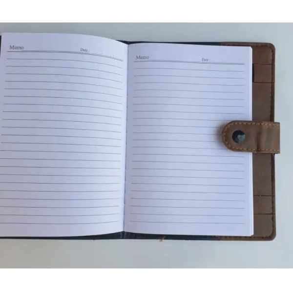 Button Lock Note Book For Executive - Image 2