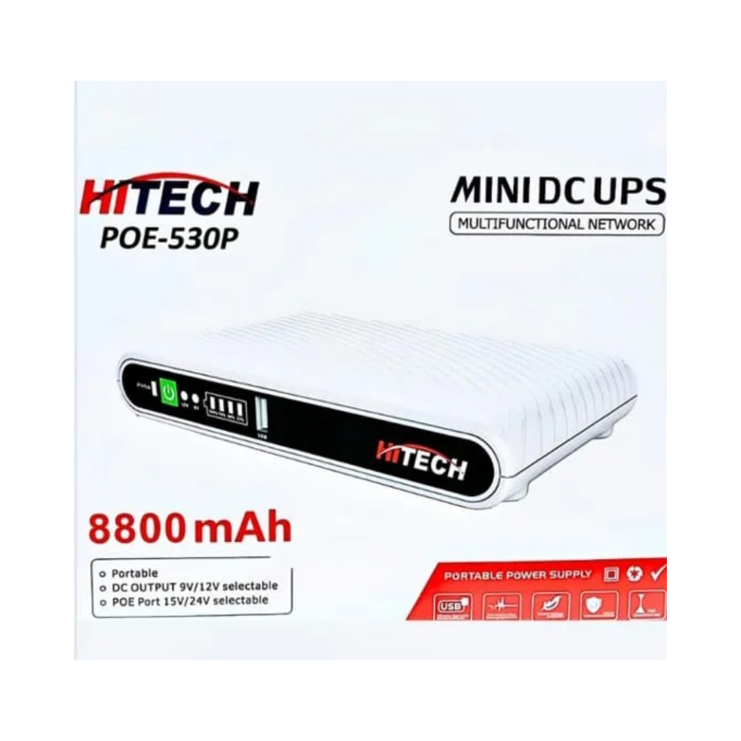 Hitech Mini DC Router UPS Backup POE-530P - Image 2