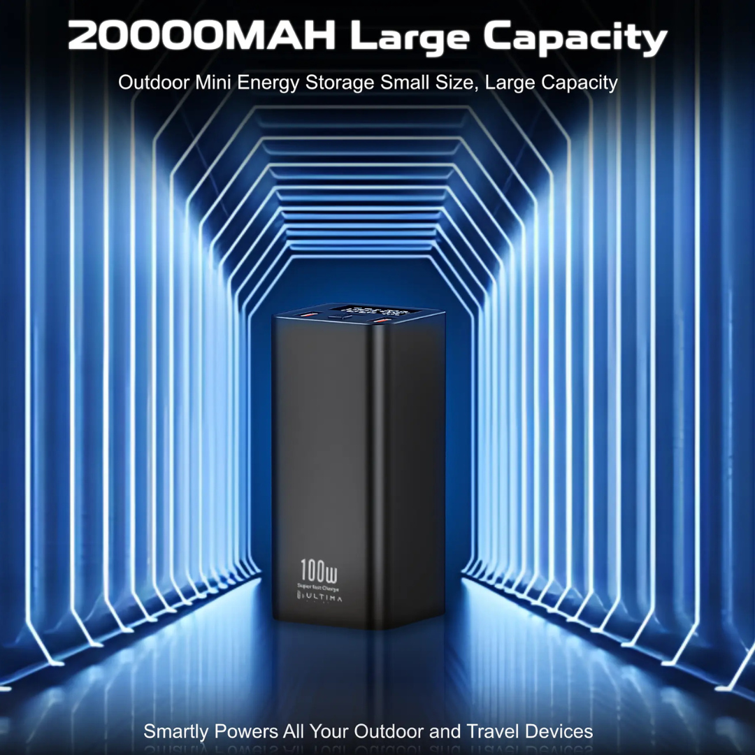 Ultima Boost 20K Ultra Max 20,000mAh 100W Super Fast Type-C PD Charging Powerbank - Image 7