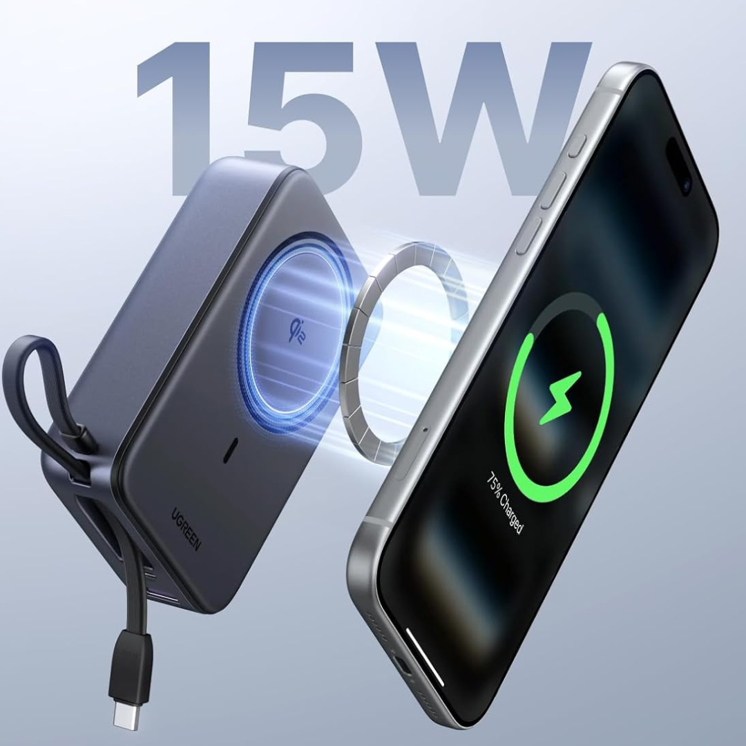 UGREEN 20000mAh 15W Qi2 Wireless Power Bank Overview - Image 11