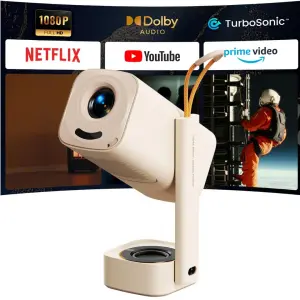 Yaber T1 Pro Portable Projector with 180° Gimbal