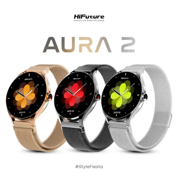 HiFuture Aura 2 Smartwatch with AMOLED Display - Image 4