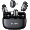 BY mini-2 Upgraded Super Mini Wireless Microphone With Noise Cancellation