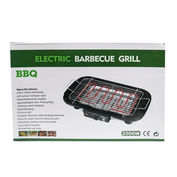 Electric BBQ Barbeque Grill Tandoor 2000W For Outdoor/Indoor Cooking - Image 3
